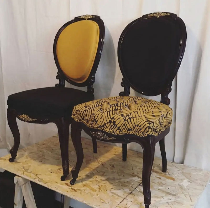 Réfection d'assise de fauteuils