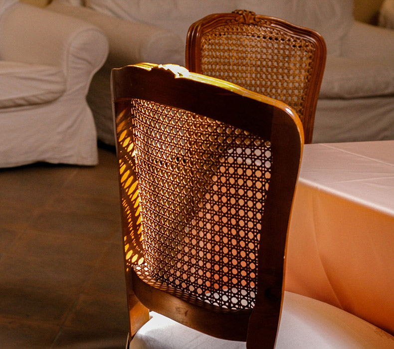 Rénovation chaises Atelier Edelweiss